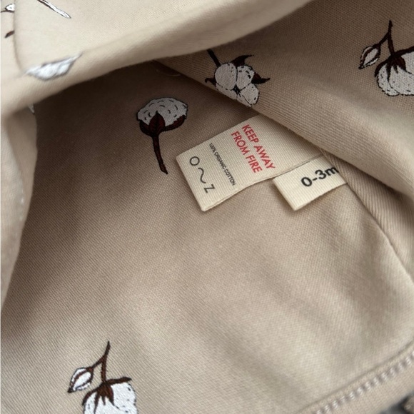 Organic Zoo Pebble midnight and Cottonfield Pixie baby bonnets - Picture 3 of 4